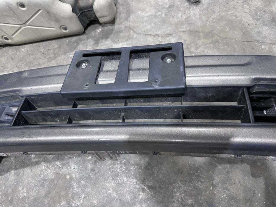 2017 NISSAN TITAN XD FRONT BUMPER WITH FOG LIGHTS OEM *SLIGHT DENT/WEAR 8-9*