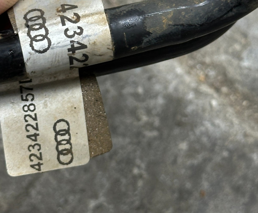 2012 AUDI R8 OEM FRONT POWER STEERING OIL COOLER RADIATOR W/ PIPE LINES HOSES