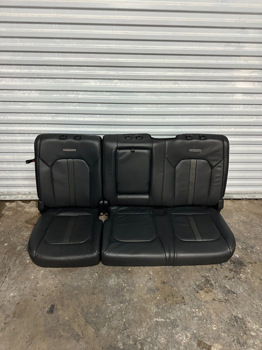 2020 2021 2022 FORD F250 F350 F450 PLATINUM REAR SEATS BLACK LEATHER OEM *READ*