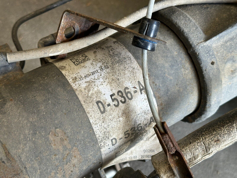 2017 2018 2019 FORD F250 F350 DIESEL REAR AXLE ASSEMBLY 4X4 3.55 RATIO 46K MILES