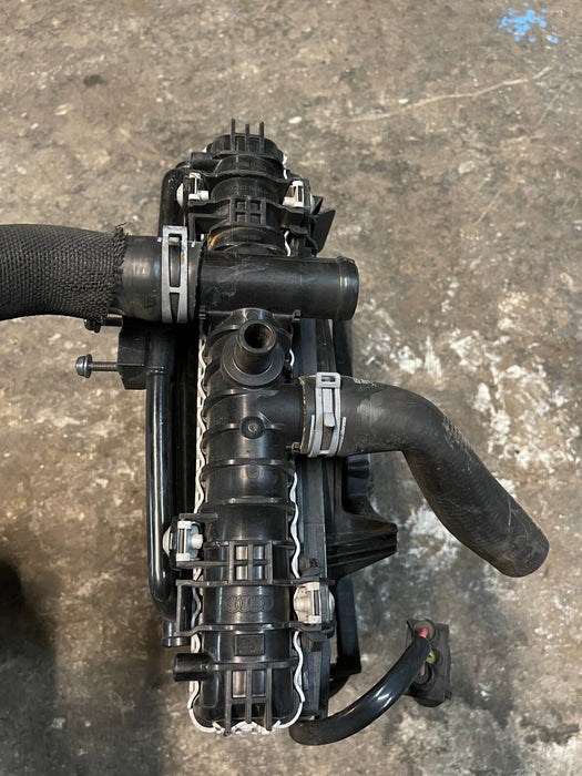 2017 AUDI R8 V10 FRONT RIGHT RADIATOR A/C CONDENSER 4S0816411 4S0121252B ~BENT~