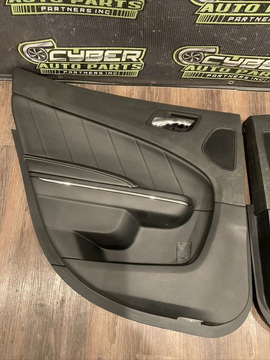 2015-2021 DODGE CHARGER HELLCAT REAR PASSENGER DRIVER DOOR PANEL PAIR OEM~WEARS~
