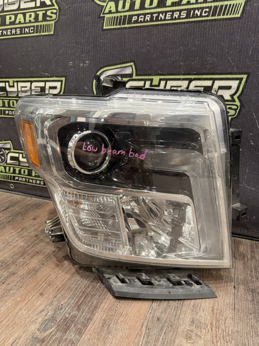 2016-2019 NISSAN TITAN XD PASSENGER RIGHT LED HEADLIGHT OEM *LOW BEAM BAD*