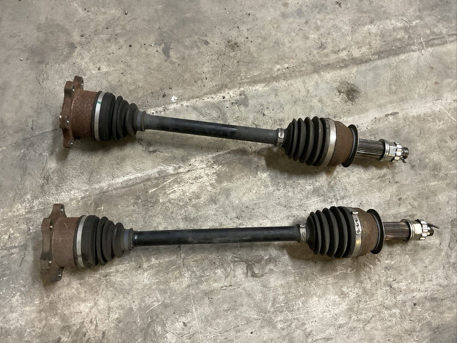 2015 NISSAN 370Z NISMO REAR RIGHT LEFT & RIGHT AXLES SHAFT PAIR OEM