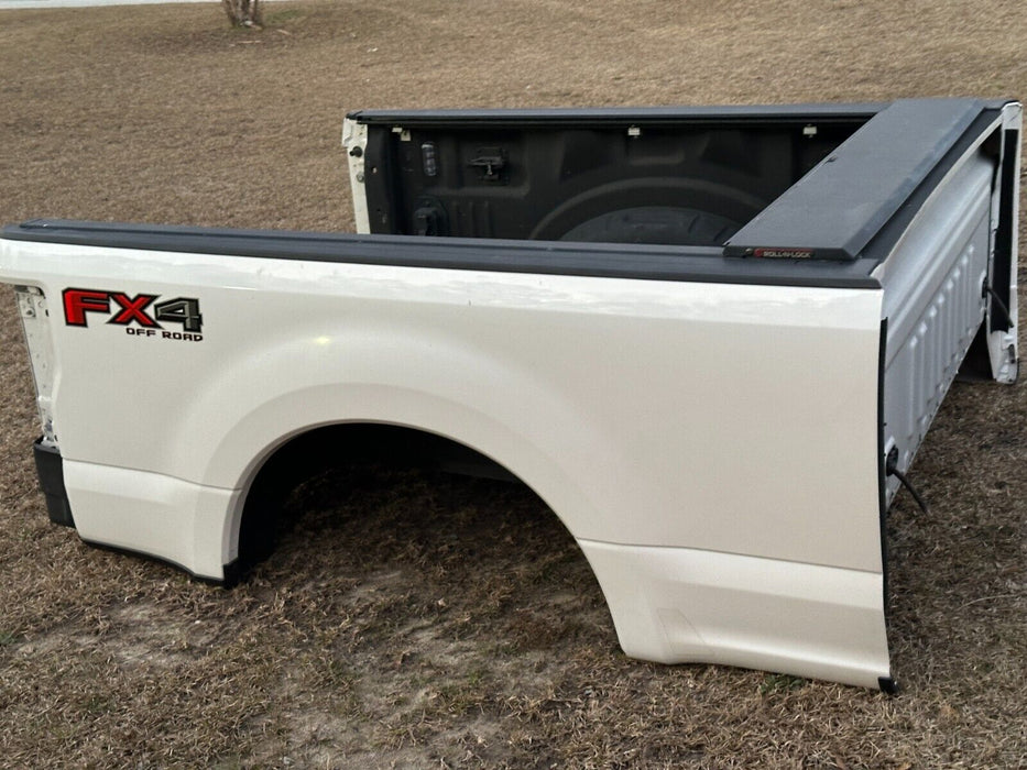 2017 2018 2019 FORD F250 F350 PLATINUM 6' 9" TRI-COAT METALLIC WHITE SHORT BED