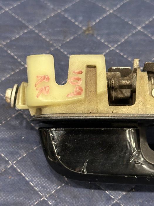 2017-2019 FORD F250 F350 F450 REAR RIGHT DOOR HANDLE OEM BLACK PEARL G1 *FLAW*