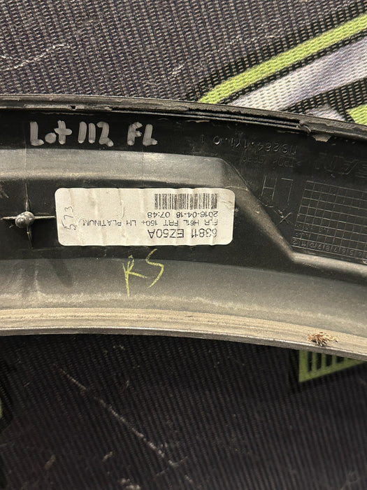 2017 NISSAN TITAN XD FRONT LEFT FENDER FLARE MOULDING OEM 63811 EZ50A