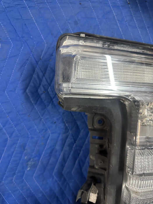 2017-2019 FORD F350 F450 DRIVER LEFT LED HEADLIGHT OEM (READ) BROKEN TABS/SCUFFS