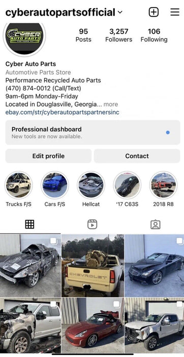 2015-2019 SUBARU WRX STI REAR LEFT DOOR PANEL OEM~MINOR WEARS~