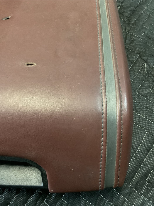 17-19 FORD F250 F350 F450 PLATINUM RED CENTER CONSOLE LID OEM~COSMETIC DAMAGE~