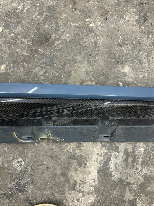 2021 AUDI R8 KEMORA GREY RIGHT PASSENGER CARBON FIBER SIDE SKIRT  *BURN DAMGE*