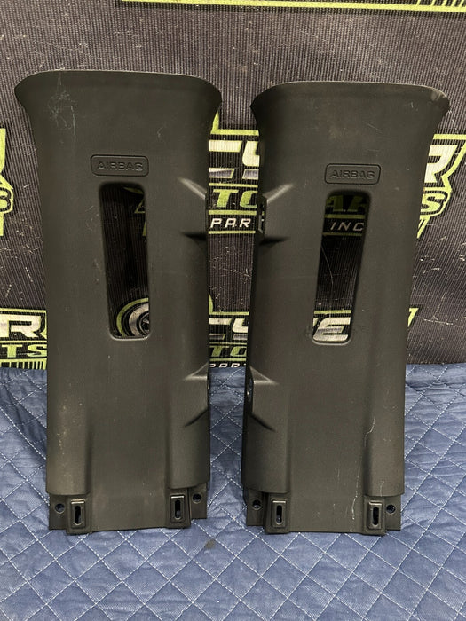 2017 2022 FORD F350 F450 PLATINUM LEFT RIGHT UPPER B PILLAR SET OEM ~SCRATCHES~