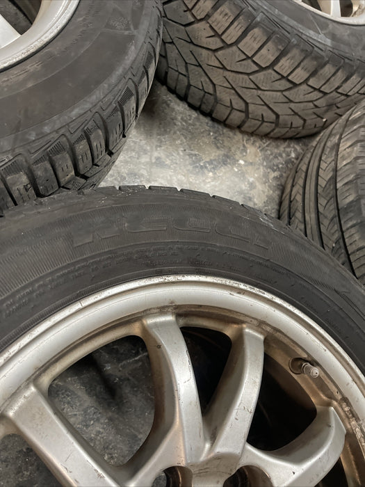 2014 TOYOTA PRIUS V WHEELS RIMS SET OEM ~CURBRASH~P205/60R16