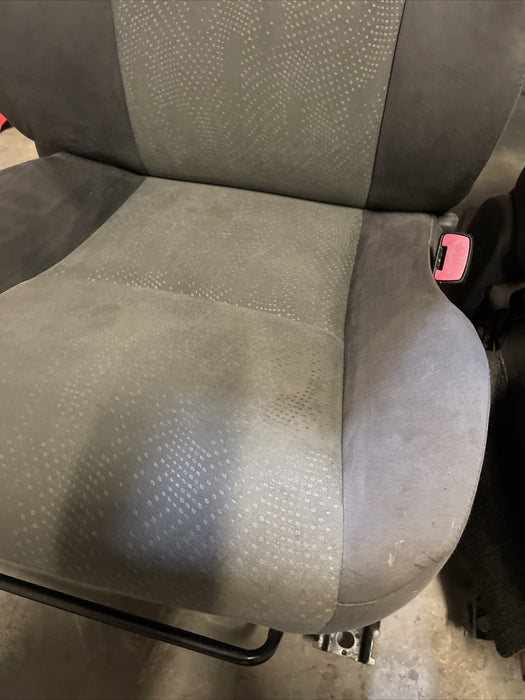 2014 TOYOTA PRIUS FRONT LH RH DRIVER PASSENGER CLOTH SEATS PAIR~COSMETIC WEAR~