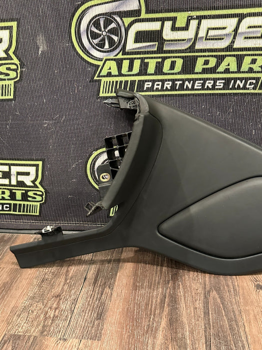 2021 AUDI R8 LEFT CENTER CONSOLE LEATHER COVER FRAME OEM 4S1 858 970 E *FLAWS #6