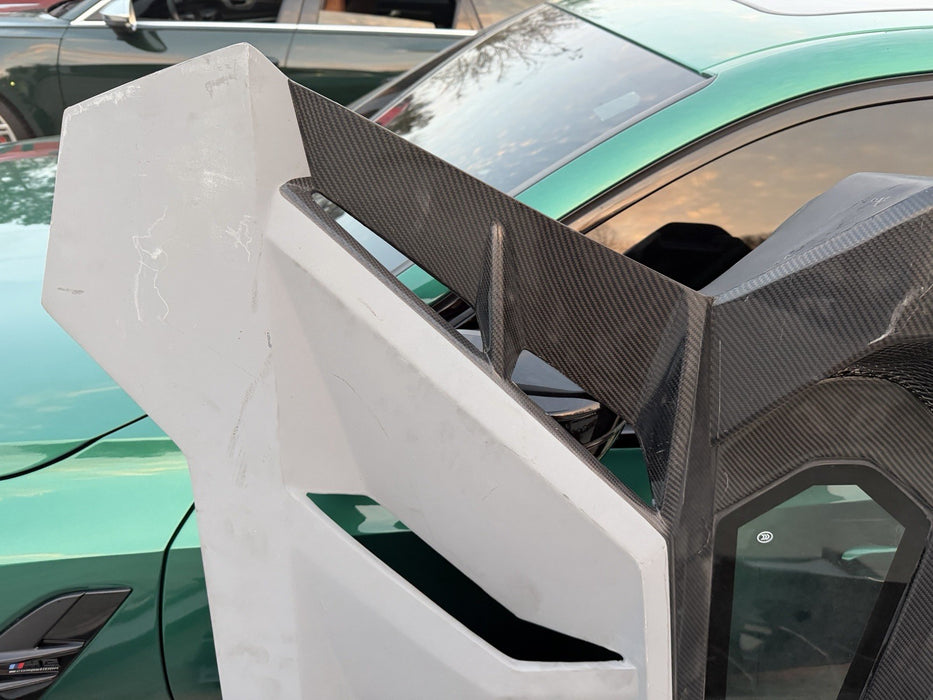 LAMBORGHINI AVENTADOR SVJ REPLICA KIT CARBON FIBER BUMPERS HOOD SIDE SKIRTS WING