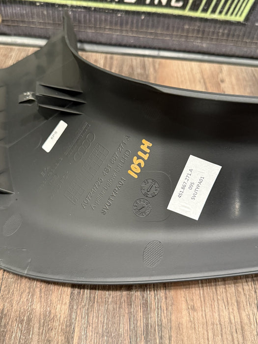 2021 AUDI R8 DRIVER LEFT LOWER A PILLAR TRIM PANEL OEM *SLIGHT HEAT WEAR #8*