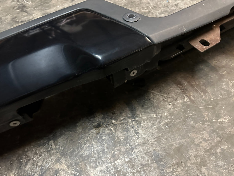 2017 FORD F250 AGATE BLACK REAR BUMPER W/ SENSOR HARNESS OEM ~COSMETIC FLAW~