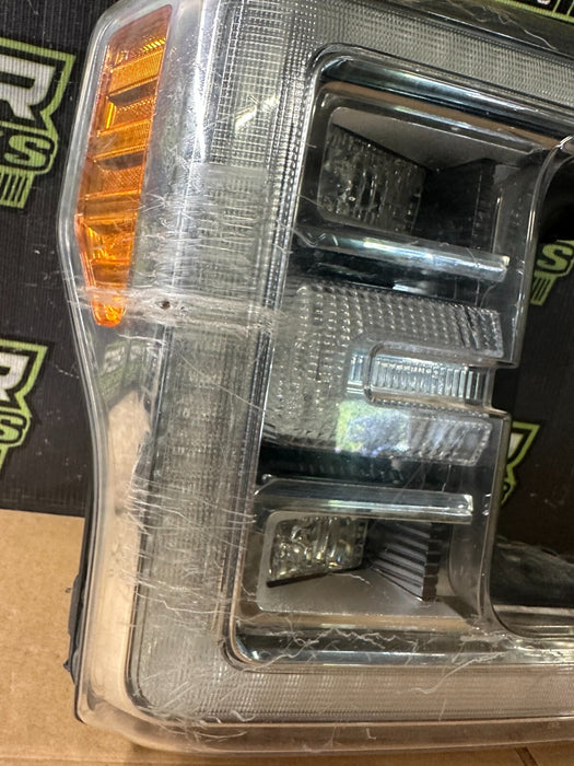 2017 2018 2019 FORD F250 F350 F450 RIGHT HEADLIGHT LED OEM W MODULE DAMAGE* READ
