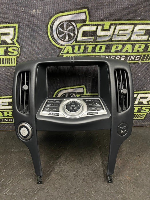 2016 NISSAN 370Z NAVIGATION SYSTEM BEZEL OEM 2009-2020