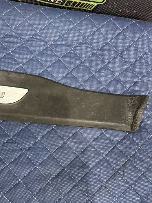 2014 AUDI R8 FRONT LEFT DRIVER ILLUMINATED KICK SCUFF SILL PLATE OEM *BURN*