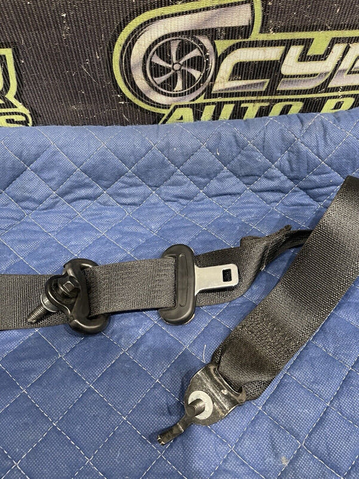 2022 FORD F250 LIMITED REAR LEFT RIGHT MIDDLE SEATBELTS SEATBELT BLACK OEM (3)