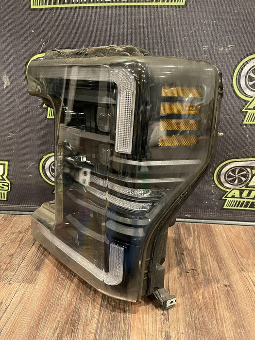 2017-2019 FORD F250 F350 F450 DRIVER LEFT LED HEADLIGHT OEM *BURNT/PARTS ONLY*
