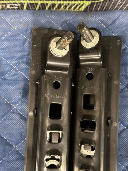 2020 FORD F250 F350 F450 PLATINUM B PILLAR SEATBELT ADJUSTER BRACKETS PAIR OEM