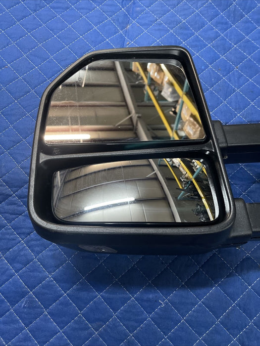 2017-2022 FORD F250 DOOR MIRROR DRIVER W/CAMERA BLIND OEM~COSMETIC DEFICIENCY~