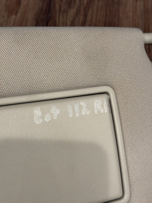 2017 NISSAN TITAN XD RESERVE FRONT LEFT RIGHT SUN VISORS OEM