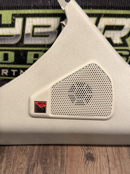 2017 NISSAN TITAN XD RESERVE DRIVER LEFT A PILLAR TRIM W SPEAKER OEM