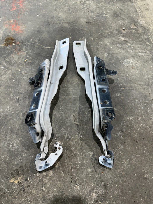 2017-2019 FORD F250 F350 F450 LEFT RIGHT HOOD HINE PAIR OEM