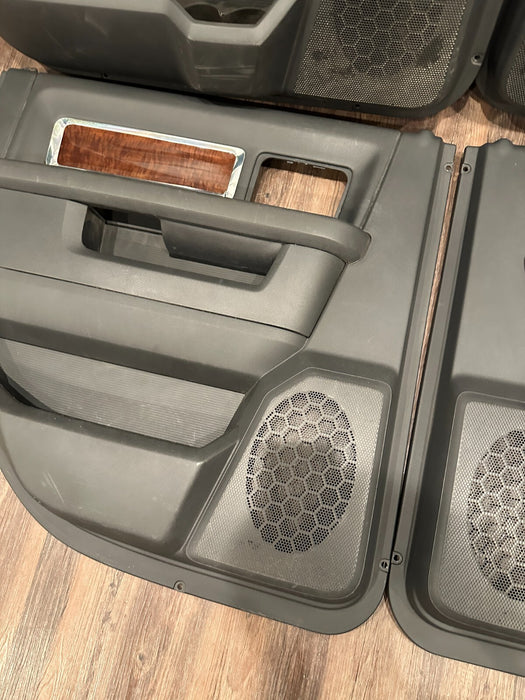 2012 DODGE RAM 3500 MEGA CAB FRONT REAR LEFT RIGHT DOOR PANEL SET OF 4 ~READ~