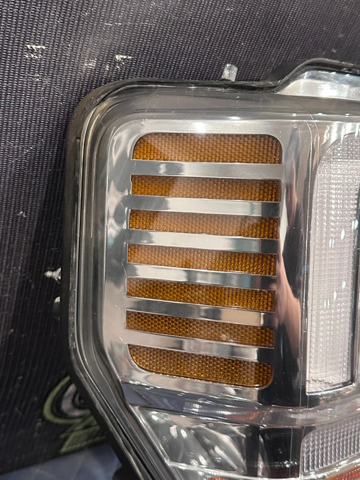 2020 2021 2022 FORD F250 F350 F450 RIGHT PASSENGER SIDE LED HEADLIGHT OEM ~CRACK