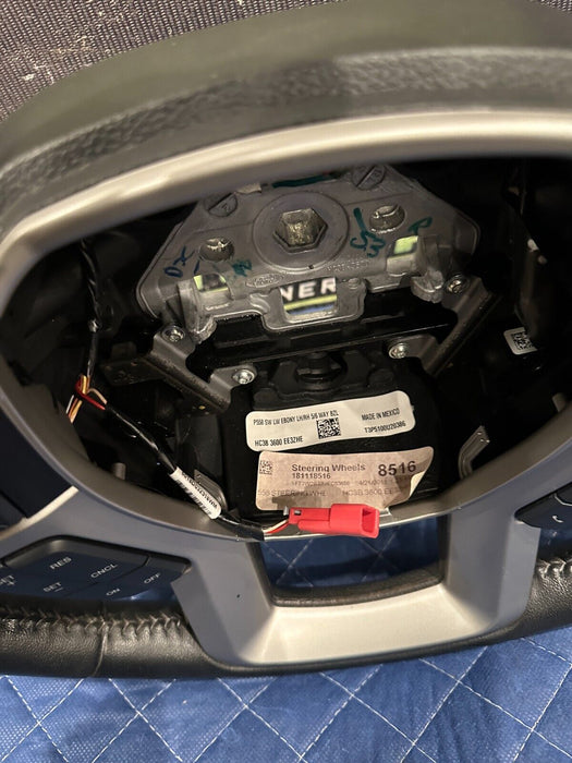 2017-2019 FORD F250 F350 LARIAT ADAPTIVE STEERING WHEEL W/ CRUISE CONTROL OEM