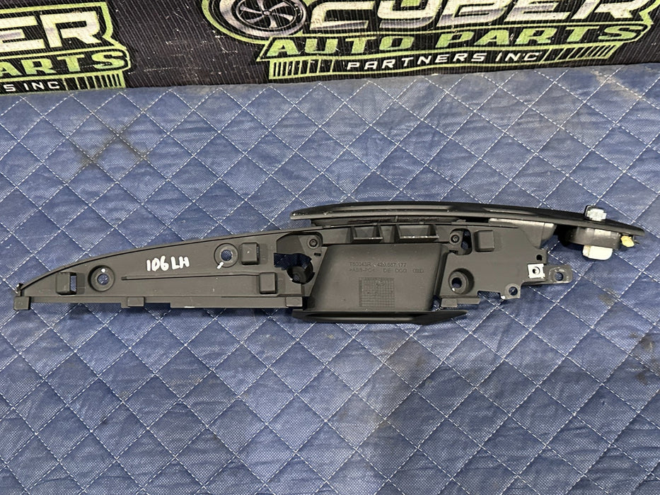 2012 AUDI R8 FRONT LEFT DOOR PANEL WINDOW SWITCH & CONTROL W INSERT BRACKET OEM