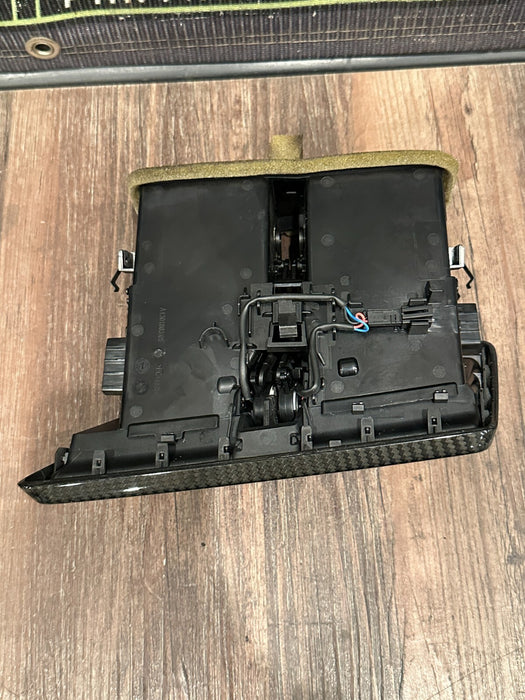 2021 AUDI R8 DASH DASHBOARD CARBON FIBER AIR VENT OEM *MINOR FLAWS #3/READ*