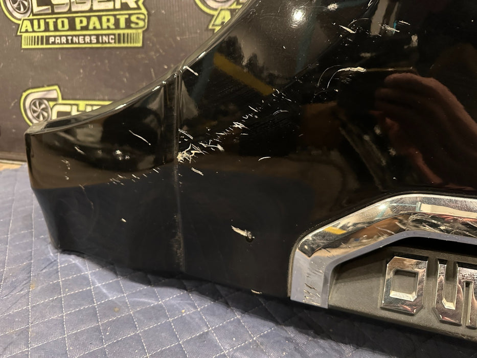 2017-2022 FORD F250 F350 PLATINUM BLACK DRIVER LEFT FENDER OEM *SCRATCHES 5-8*