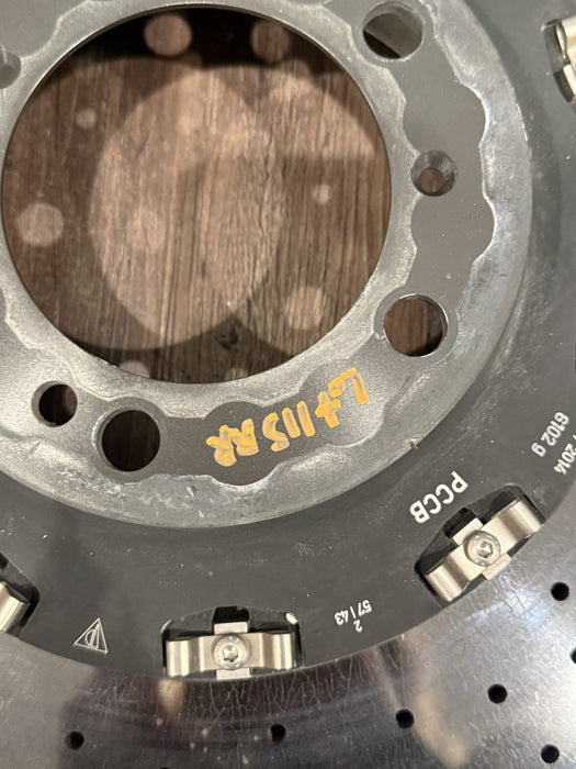 2014 PORSCHE 911 TURBO S 991 FACTORY PCCB REAR RIGHT CARBON CERAMIC BRAKE ROTOR