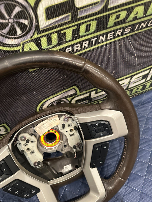 2019 FORD F250 F350 F450 LIMITED STEERING WHEEL STEERING/ADAPTIVE CRUISE OEM