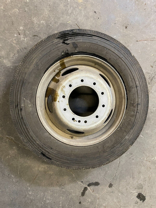 2019 FORD F450 DUALLY MICHELIN REAR INNER TIRE WHEEL RIM 225/70R19.5