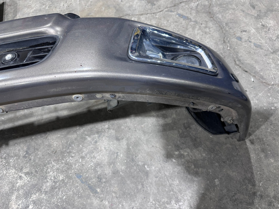 2017 NISSAN TITAN XD FRONT BUMPER WITH FOG LIGHTS OEM *SLIGHT DENT/WEAR 8-9*