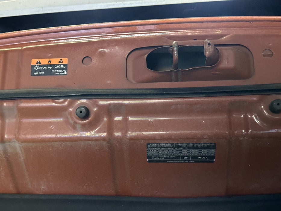 2016 - 2019 NISSAN TITAN XD HOOD *DAMAGE*