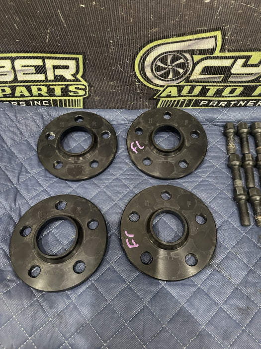 2017 AUDI R8 STM 11mm WHEEL SPACERS SET (4) W/ LUG NUTS (18) ~READ~
