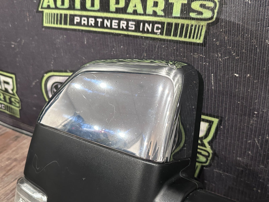 2017-2019 FORD F250 F350 F450 RIGHT CHROME CAP TOW MIRROR OEM *WEAR 13-15*