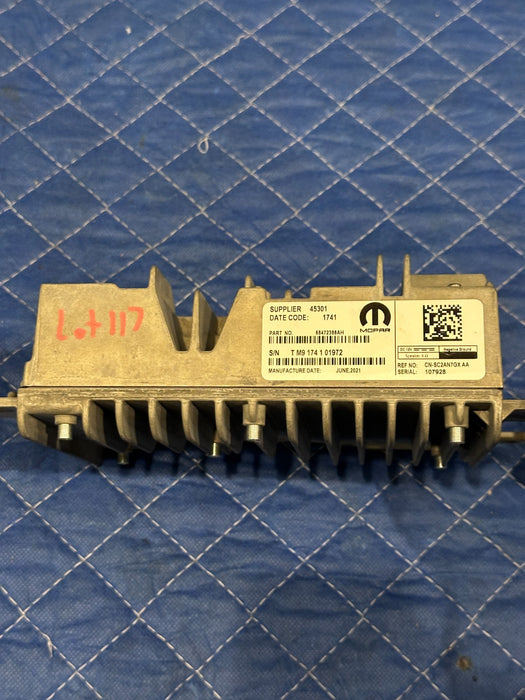 2021 RAM 2500 LARAMIE MULTI MEDIA RADIO RECIEVER MODULE OEM 68472388AH