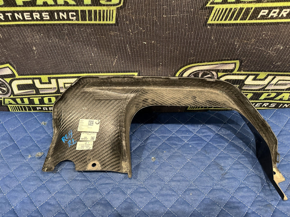 2020 BMW M8 COMPETITION F91 F92 F93 OEM REAR BUMPER CARBON FIBER DIFFUSER PAIR