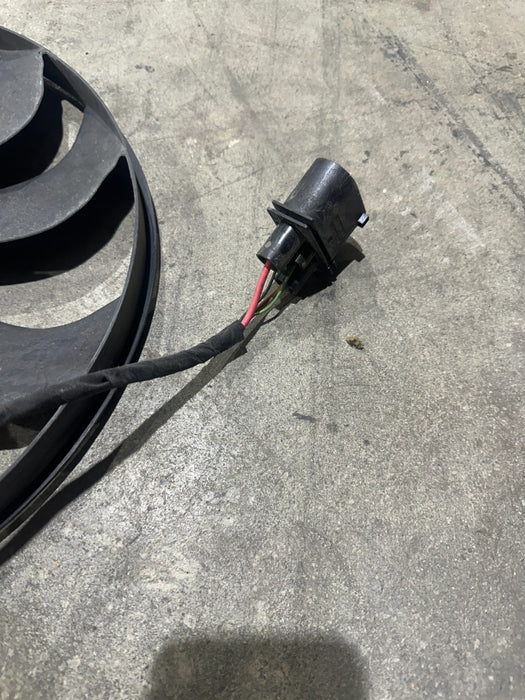 2014 PORSCHE 911 TURBO S RADIATOR CONDENSOR COOLING FAN ASSEMBLY OEM 991.624.037