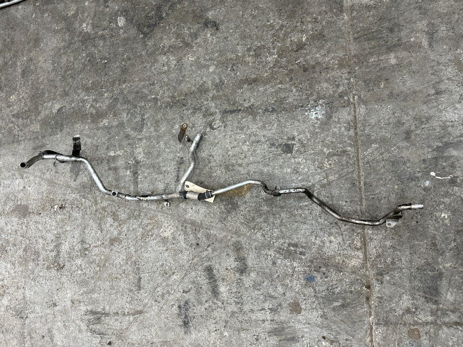 2014 AUDI R8 V10 REAR RIGHT COOLANT PIPE HOSE 420 121 085 B 420 121 481 C OEM