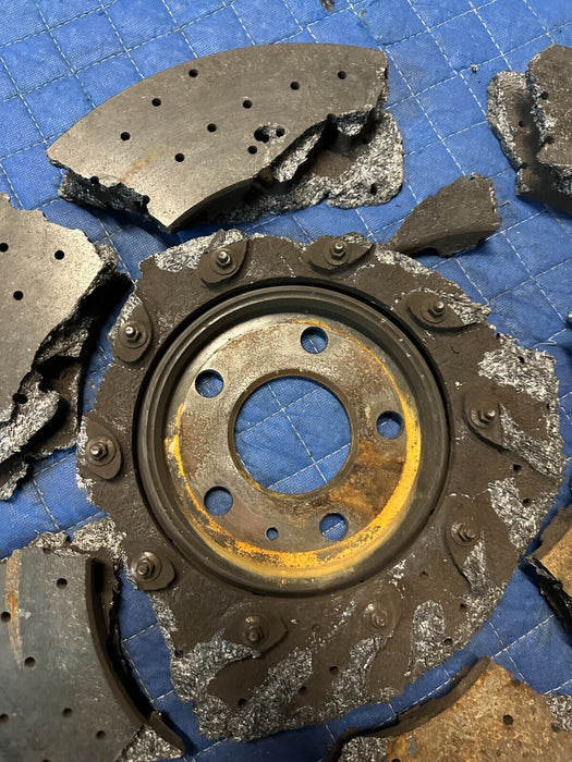 2017 2018 AUDI R8 CARBON CERAMIC ROTOR OEM GENUINE *DAMAGED*